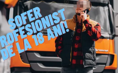 Modificarea a intrat in vigoare:  poti deveni sofer profesionist de la 18 ani