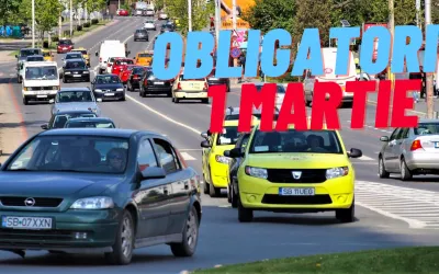 Obligatoriu pentru toti soferii. Intra in vigoare de la 1 martie!