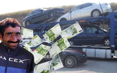 Romanii lovesc din nou in Italia printr-o afacere ilegala cu masini