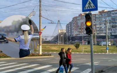Ce amenda primesti daca treci semaforul pe galben?
