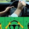 Care este pozitia corecta a mainilor pe volan?