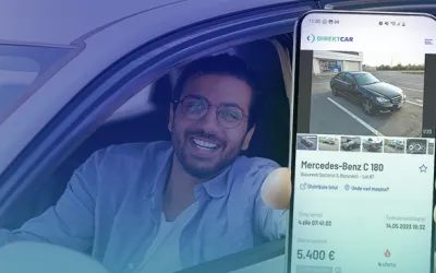 DirektCar - platforma de licitații auto care conectează direct cumpărătorii cu proprietarii de mașini second hand