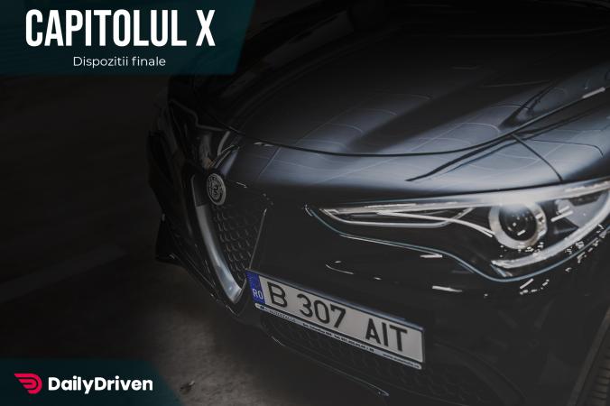 Codul rutier 2020 - Capitolul X