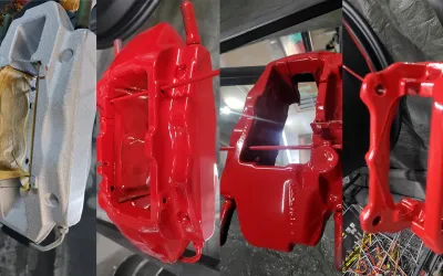 Reconditionare jante aliaj prin sablare și vopsire electrostatică - proces complet și prețuri