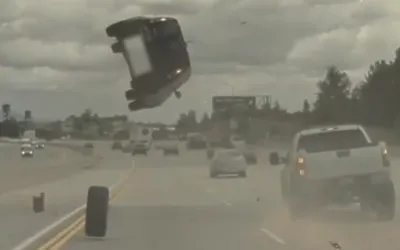 VIDEO: Accident fatal. Ce se poate intampla cand explodeaza un pneu si cum poti evita asta?