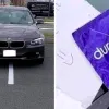 Ce mesaj a primit acest șofer care a parcat BMW-ul pe două locuri: "Te rog, să nu mai..."