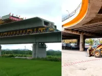 VIDEO: Constructorul din China, SLJ900, poate face un pod in cateva zile