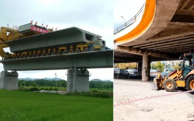 VIDEO: Constructorul din China, SLJ900, poate face un pod in cateva zile