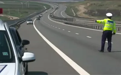 Cum ramai 150 de zile fara permis? Un sofer a pus siguranta celorlalti in pericol pe Autostrada A1